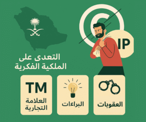 التعدي على الملكية الفكرية في السعودية