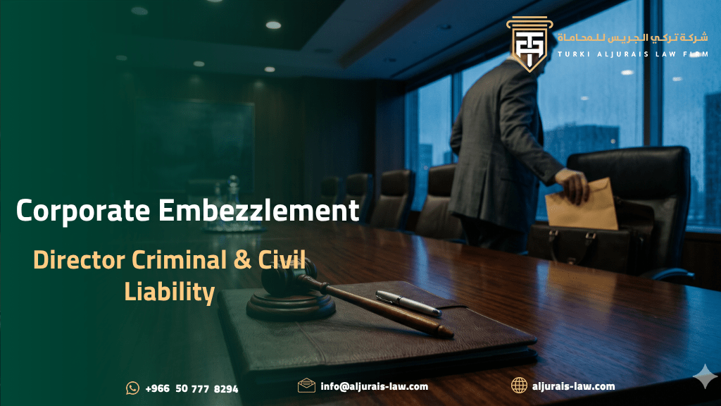 Corporate Embezzlement: Director Criminal & Civil Liability