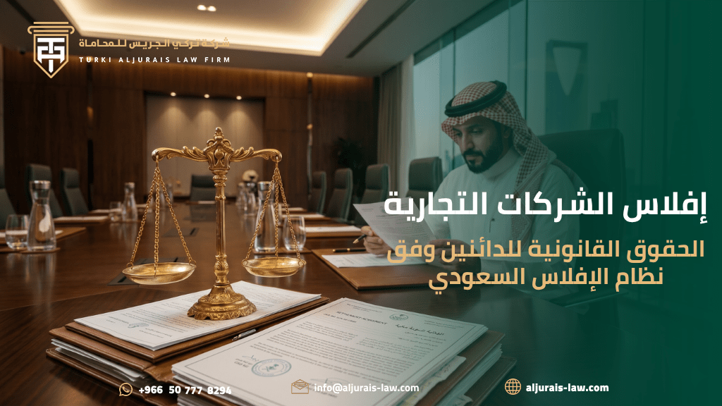 إفلاس الشركات التجارية: الحقوق القانونية للدائنين وفق نظام الإفلاس السعودي