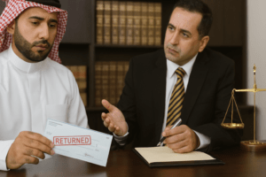 الإجراءات القانونية لرفع دعوى شيك مرتجع