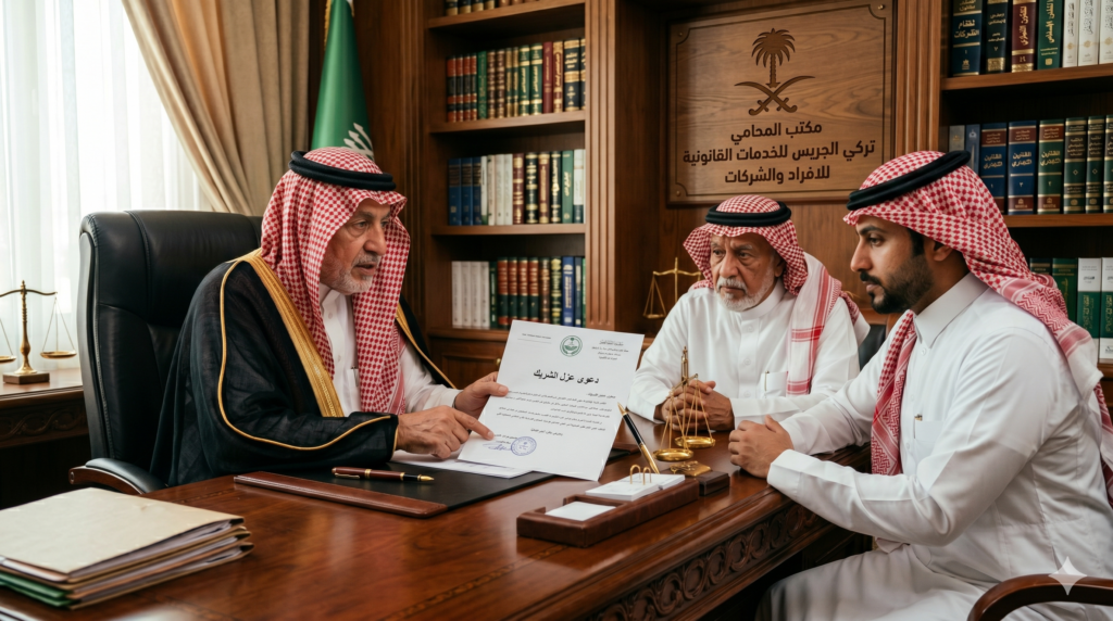 دعوى عزل الشريك في السعودية — متى تُرفع وكيف تُنظر