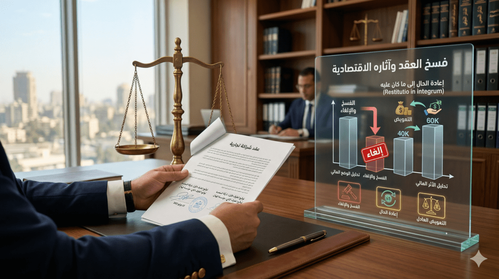 فسخ العقد في نظام المعاملات المدنية و استعادة الحال القانوني بسرعة 1 مفهوم فسخ العقد في نظام المعاملات المدنية