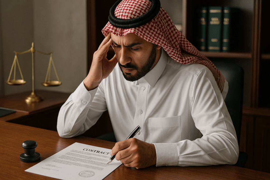 مفهوم فسخ العقد في النظام السعودي