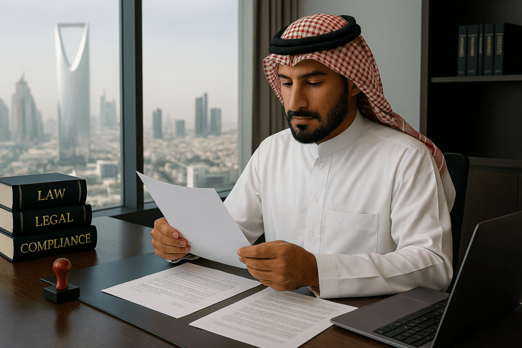 Understanding the Role of a Company’s Legal Representative in Saudi Arabia