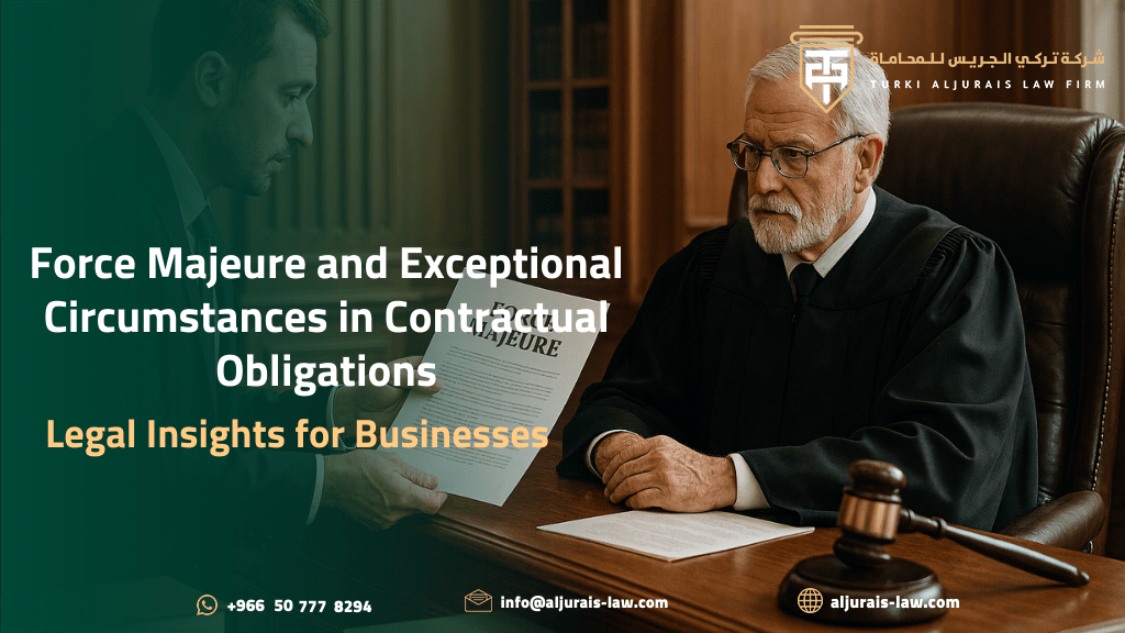 Force majeure and exceptional circumstances in the performance of contractual obligations