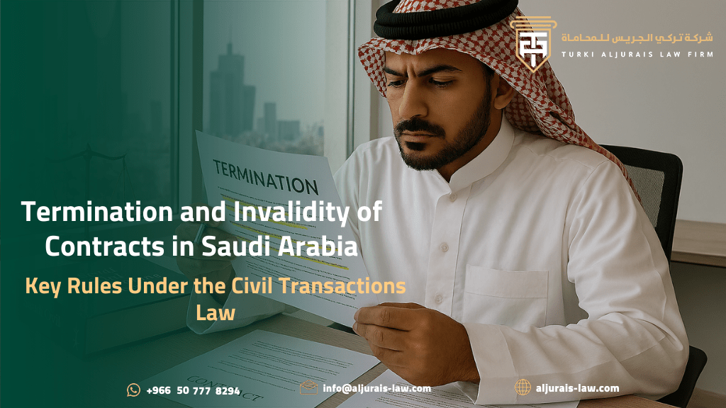 Termination and Invalidity of Contracts in Saudi Arabia: Key Rules Under the Civil Transactions Law