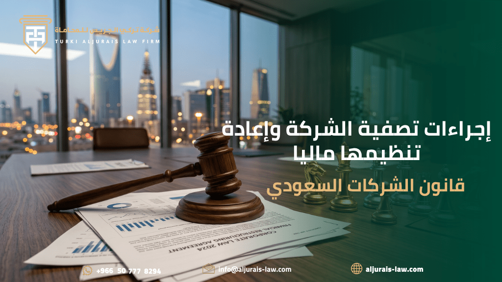 قانون الشركات واجراءات تصفية الشركة واعادة تنظيمها ماليا